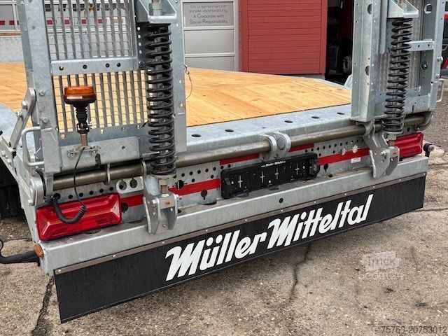 Lavtloader trailer MÜLLER-MITTELTAL ETÜTAR 14,4 Plateau, LED, Runduml.