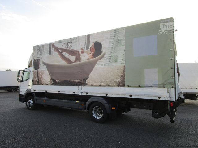 Ladbil med presenning MERCEDES-BENZ Atego 1324L MP4.*7,25m+LBW 1,5to.+AHK+6-Zylinder