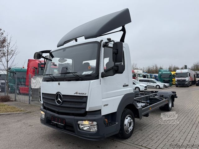 Podwozie furgonu MERCEDES-BENZ Atego 818 L Fahrgestell/Klima/SCHALTER/EURO6D