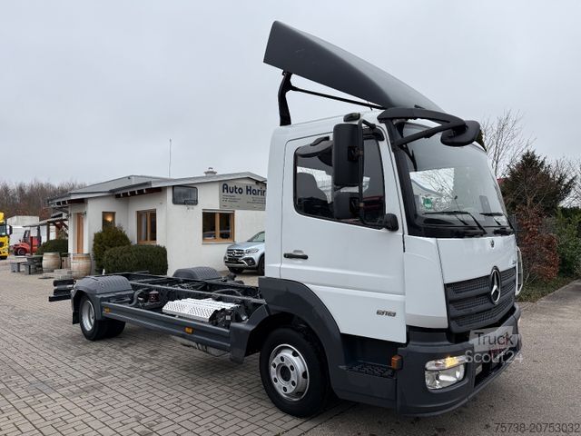 Podwozie furgonu MERCEDES-BENZ Atego 818 L Fahrgestell/Klima/SCHALTER/EURO6D