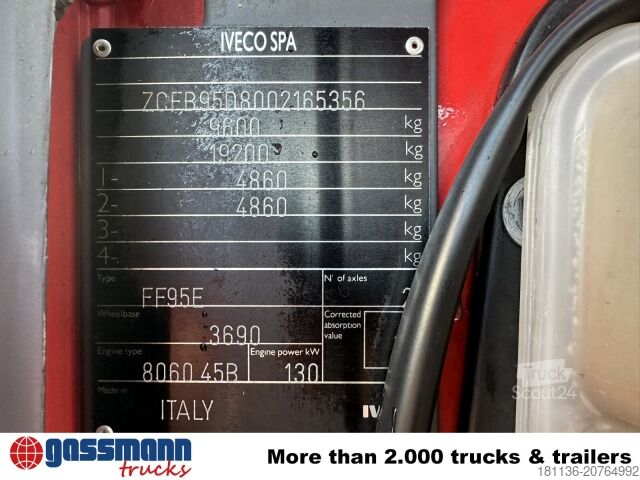 Feuerwehrfahrzeug Iveco FF 95 E 18 4x4, SW 2000, Feuerwehr, LBW MBB