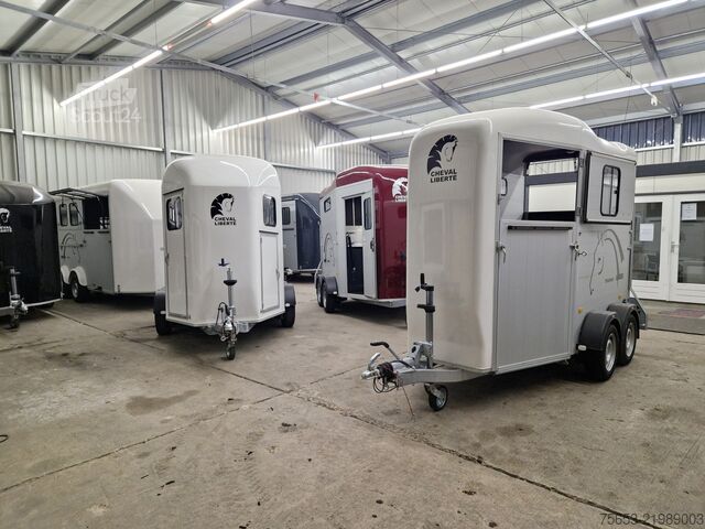 Zirgu piekabes Cheval Liberté Touring One single Horse Trailer Frontexit 1600kg Pullman brandnew
