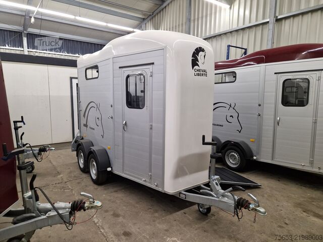 Zirgu piekabes Cheval Liberté Touring One single Horse Trailer Frontexit 1600kg Pullman brandnew