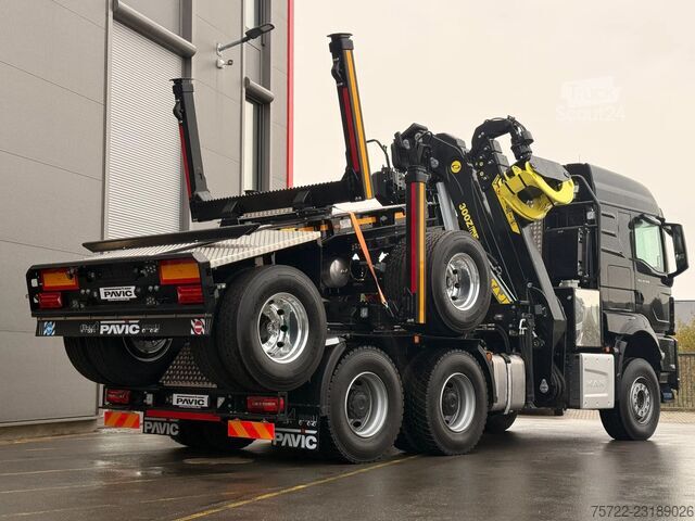  MAN TGS 33.520 6x4 BL Langholz inkl. Nachläufer Sof...