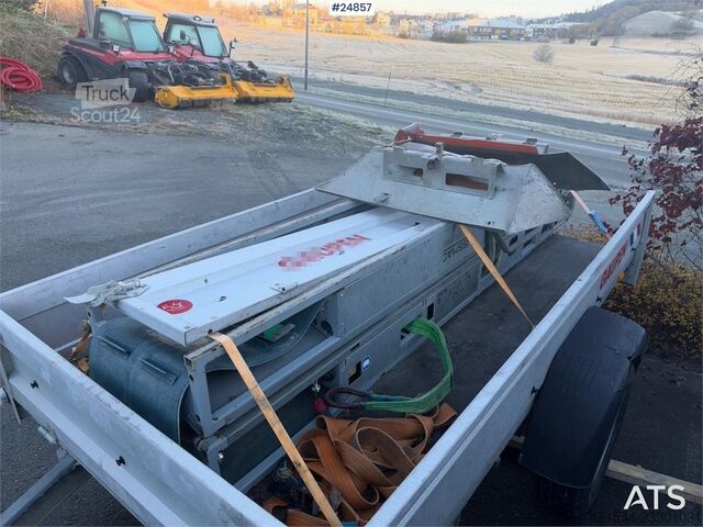 Convoyeur Lissmac Libelt-600 avec trémie d'alimentation Lissmac Libelt-600 Conveyor Belt with Feed Hopper
