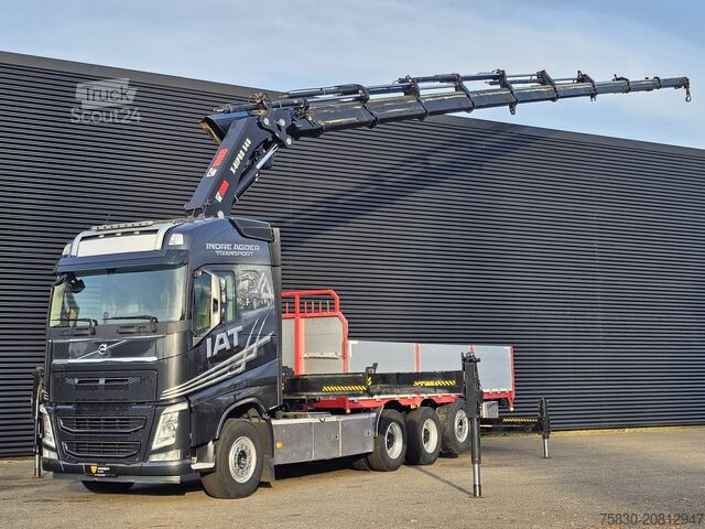 Laadplatform Volvo FH 540 8x4*4 / HIAB 548E-9 CRANE + WINCH / KRAN