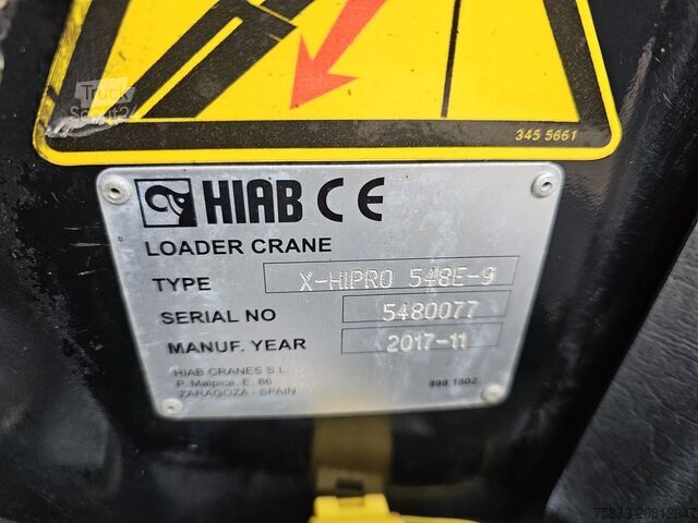 Laadplatform Volvo FH 540 / 8x4*4 / HIAB 548E-9 CRANE/KRAN / WINCH