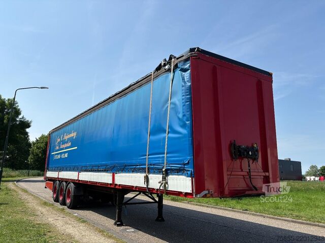 Schiebeplanen Pacton T3-001 Sideboard / Damaged / Chassis OK / BPW A...