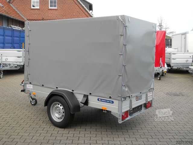 Biltrailer Saris MacAlu Pro 255x133, 1350 kg, 1,6 m hoch