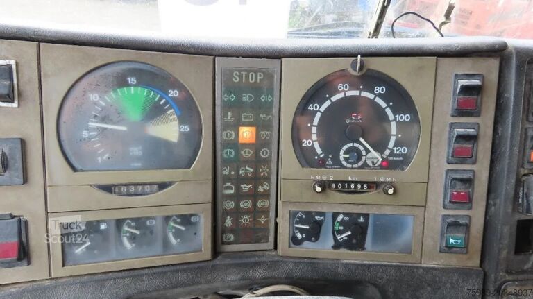 Kipper MAN 35.362 8x4 Euro 2, ZF manual gearbox, VERY clean