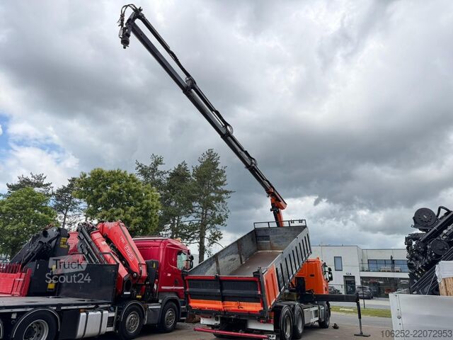 Ladepritsche Scania G450 6x4 PRITSCHE + KRAN PALFINGER PK 19.001 SL...