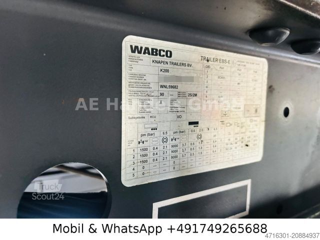 Polpriklopnik s premičnim dnom KNAPEN K200/KT01 Aluminium *93m³/Funk/1+3Liftachse/10mm