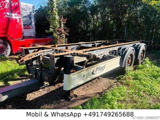 Cserélhető alvázas pótkocsi FLIEGL TWP 180 Tandem Tiefgekoppelt *BWP/Scheibenbremse
