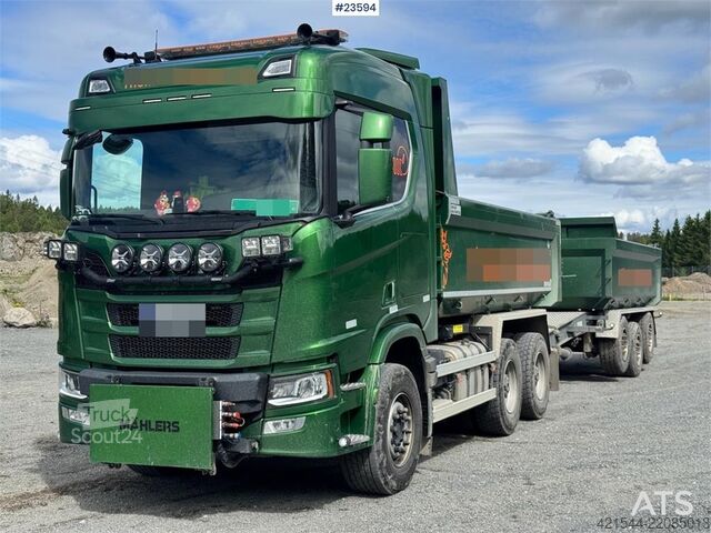 Dumper Scania R660 6x4 Snow Plow Equipped Tipper Truck – Only 10