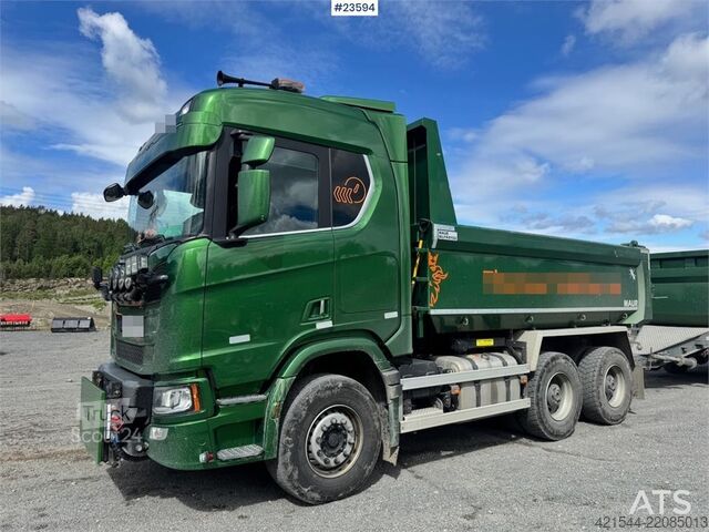 Dumper Scania R660 6x4 Snow Plow Equipped Tipper Truck – Only 10
