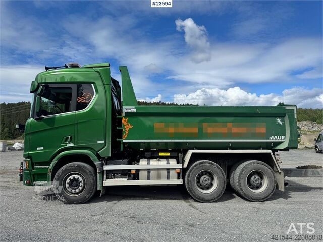 Dumper Scania R660 6x4 Snow Plow Equipped Tipper Truck – Only 10