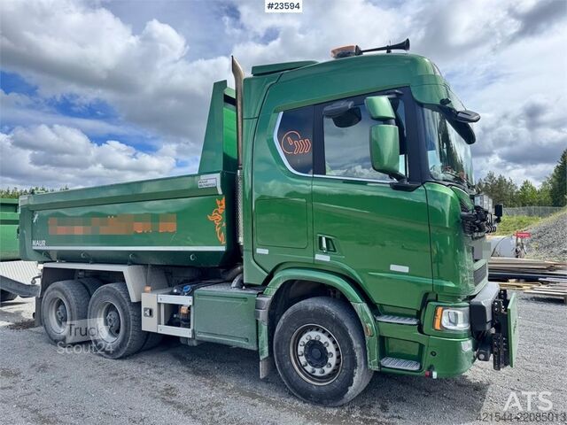 Dumper Scania R660 6x4 Snow Plow Equipped Tipper Truck – Only 10