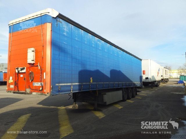 Auflieger mit Pritsche & Plane Schmitz Cargobull Semitrailer Curtainsider Standard Hayon