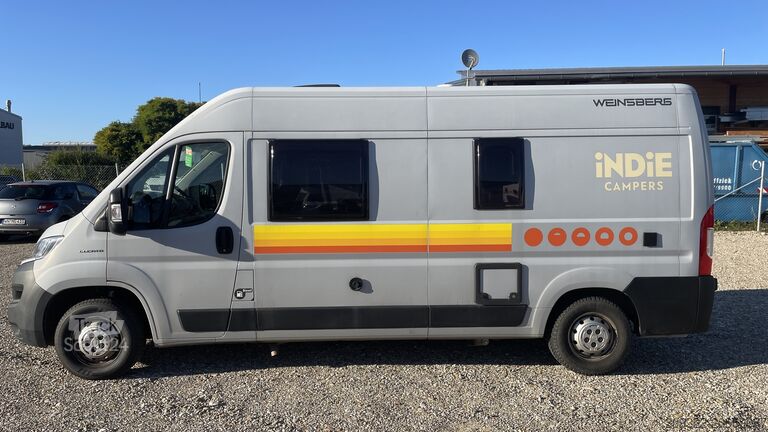 Caravane/camping-car Fiat Weinsberg Carabus 600 K | 4 Posti Letto | Completamente Attrezzato