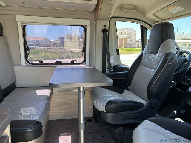 Caravane/camping-car Fiat Weinsberg Carabus 600 K | 4 Posti Letto | Completamente Attrezzato