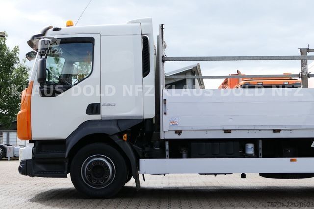 Vrachtauto met open laadbak VOLVO FL 280 Pritsche Kran HIAB Bordwände Euro 6