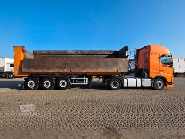 Kippipuoliperävaunu KEMPF MULDE MIT KLAPPE!! / VOLVO 500 / KOMPLETT !!