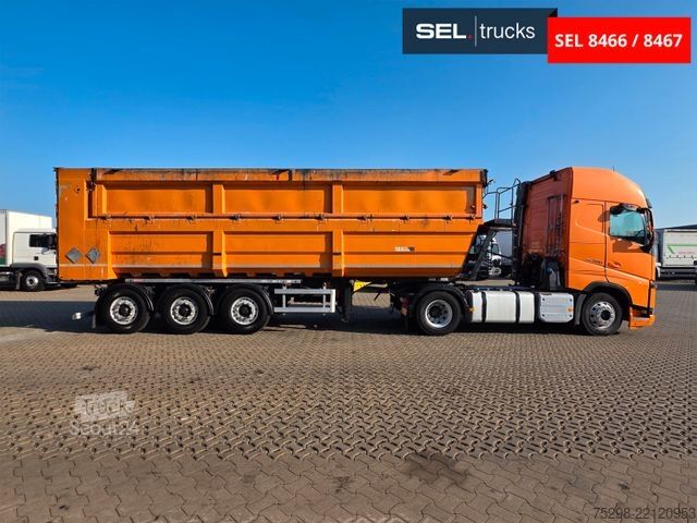 Kippipuoliperävaunu KEMPF MULDE MIT KLAPPE!! / VOLVO 500 / KOMPLETT !!