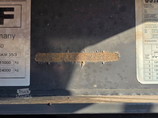 Kippipuoliperävaunu KEMPF MULDE MIT KLAPPE!! / VOLVO 500 / KOMPLETT !!