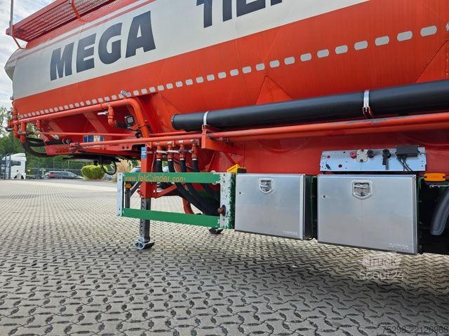 Semirremolque silo FELDBINDER EUT 52.2 / Alu / 52.000 l / Mehrkammer
