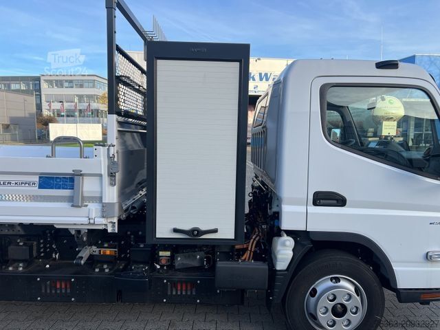 Furgón volquete  7C18M eCanter Meiller Trigenius 3-Seiten mit Box