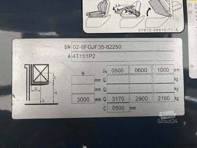 Lauksaimniecības mašīna Toyota 02-8FGJF35