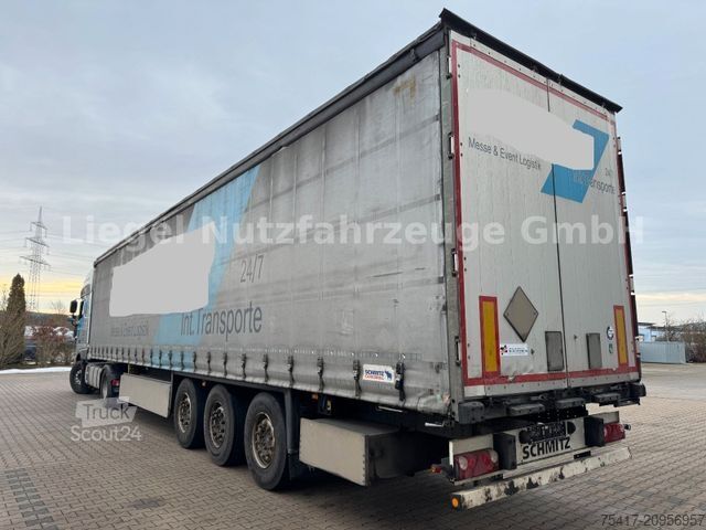 Semi-reboque aberto com lona SCHMITZ CARGOBULL SCB S3T standard*Lift*SP*TÜV*Palettenkasten