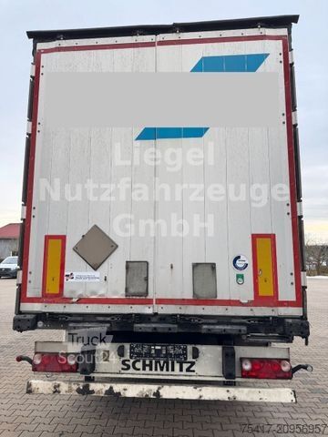 Semi-reboque aberto com lona SCHMITZ CARGOBULL SCB S3T standard*Lift*SP*TÜV*Palettenkasten