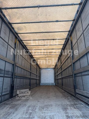 Semi-reboque aberto com lona SCHMITZ CARGOBULL SCB S3T standard*Lift*SP*TÜV*Palettenkasten