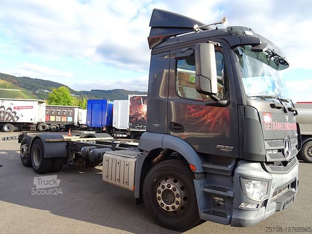 Sunkvežimio važiuoklė MERCEDES-BENZ 2533 Antos*ml. FHS*vollluft*für 8,1 m Aufbauten