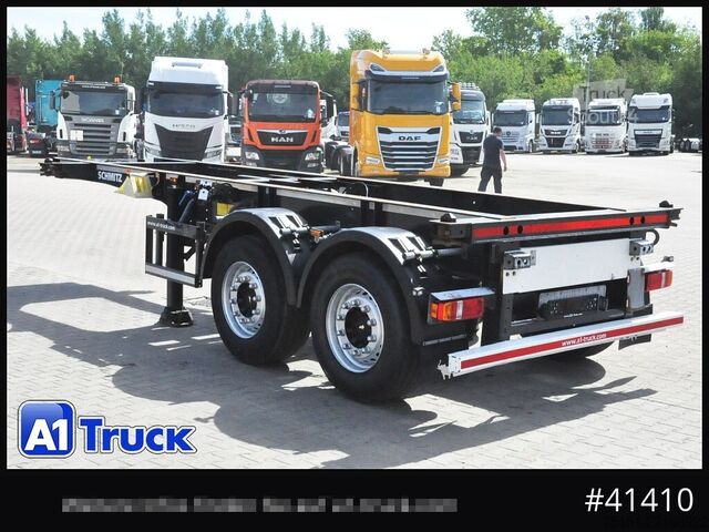 Полуремарке със сменяеми каросерии SCHMITZ SCF 18-20, 20 Fuss Container, Liftachse,