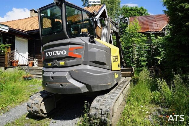 мини-экскаватор Volvo ECR58F with tilt and two buckets. Only 3,035 hours