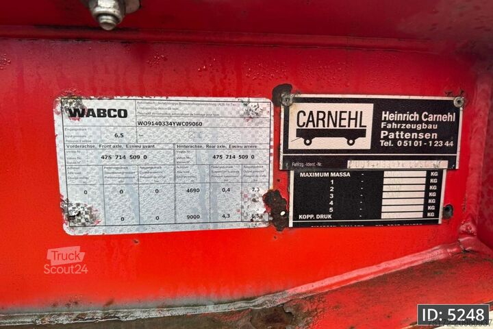 Skraldevogn Carnehl SAND KIPPER 25 m3