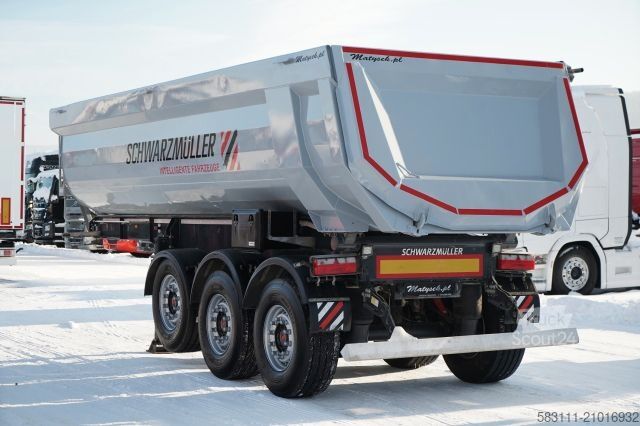 Semi-remorque benne SCHWARZMÜLLER WYWROTKA / 26 m3 / STALOWA RYNNA / STANDARD / O?