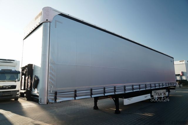 Open oplegger met zeil WIELTON FIRANKA / MEGA / SYSTEM BDE - ROZSUWANE S?UPKI /