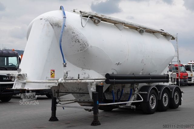 Semi-remorque silo SPITZER CEMENTONACZEPA / 37 000 L / SILOS / 3 KOMORY / O