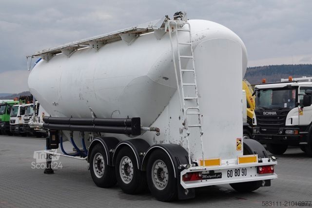 Semi-remorque silo SPITZER CEMENTONACZEPA / 37 000 L / SILOS / 3 KOMORY / O