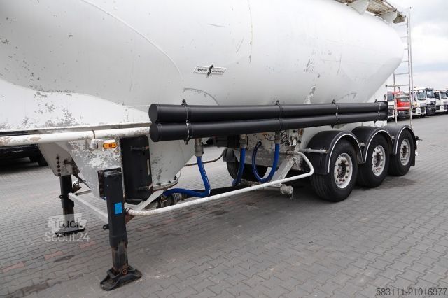 Semi-remorque silo SPITZER CEMENTONACZEPA / 37 000 L / SILOS / 3 KOMORY / O