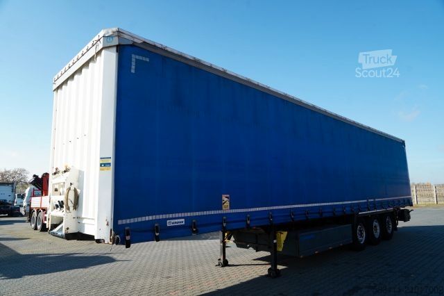 Auflieger mit Pritsche & Plane KRONE FIRANKA / STANDARD / KOSZ NA PALETY / O? PODNOS
