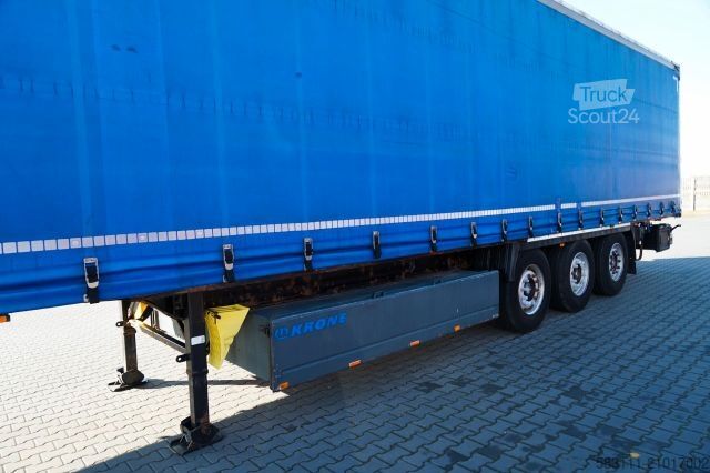 Auflieger mit Pritsche & Plane KRONE FIRANKA / STANDARD / KOSZ NA PALETY / O? PODNOS
