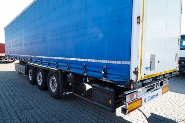 Auflieger mit Pritsche & Plane KRONE FIRANKA / STANDARD / KOSZ NA PALETY / O? PODNOS