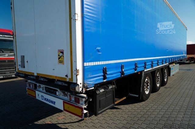 Auflieger mit Pritsche & Plane KRONE FIRANKA / STANDARD / KOSZ NA PALETY / O? PODNOS