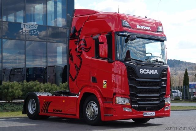 Standard tractor unit SCANIA R 450 / RETARDER / OPONY 100% / PO KONTRAKCIE SE