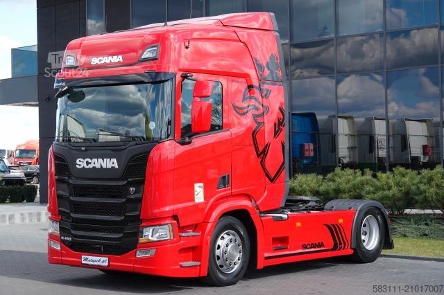 Standard tractor unit SCANIA R 450 / RETARDER / OPONY 100% / PO KONTRAKCIE SE