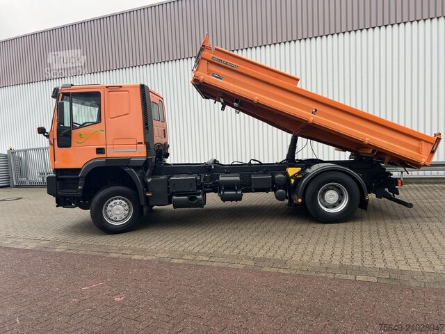 Camion-benne tricar Iveco-Magirus Trakker 190E350 4x4 Trakker 190E350 4x4, Winterdienstausstattung, Meiller-Kipper